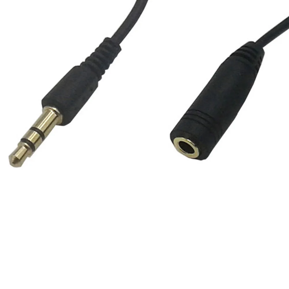 

23Cm 3.5mm Audio Extension Cord Stereo Male to Female Cable for Reliable Sound Quality and Wide Device Compatibility Black