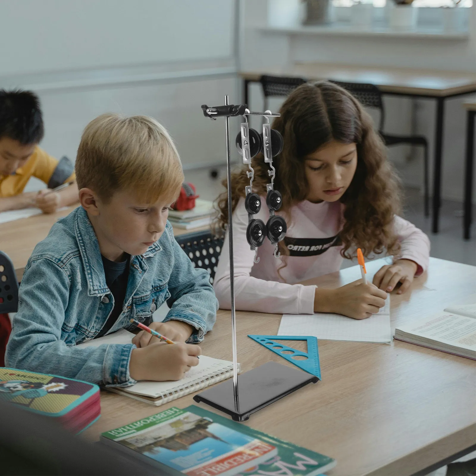 

Набор для физических экспериментов: блок-ролик и кронштейн, инструмент для практического изучения механики, образовательный комплект