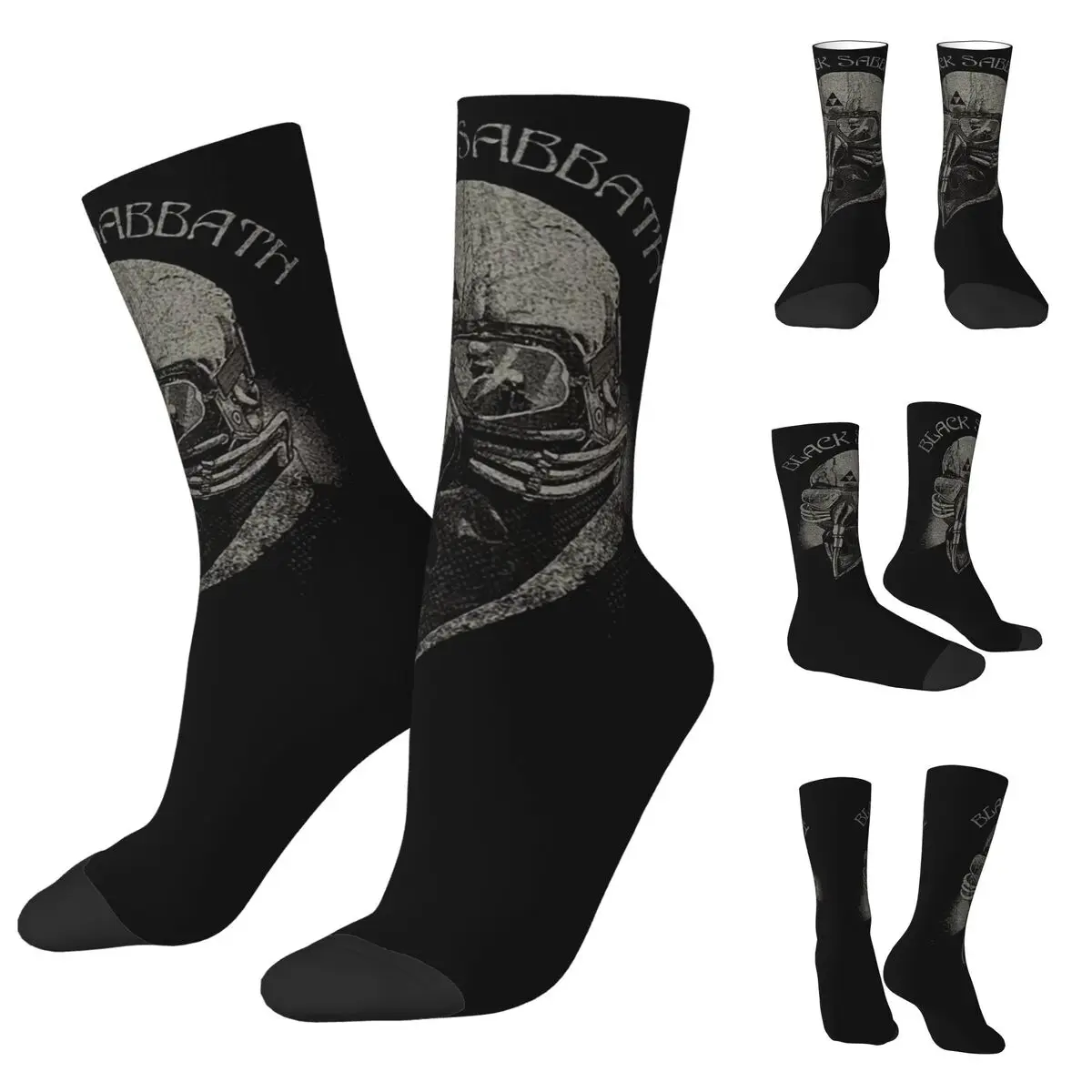 

Black Metal Rock Band cosy Unisex Socks,Outdoor Happy 3D printing Socks,Street Style Crazy Sock