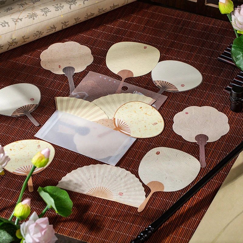 4 teile/los fallendes Papier, Wolke, Rauch, Fan, Memo