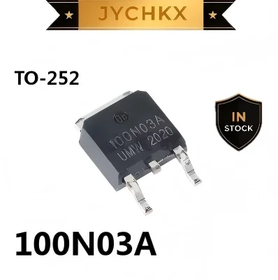 10PCS-100N03A-TO-252-3-Surface-Mount-N-Channel-Power-MOSFET-Transistor-for-Electronic-Circuit-Design