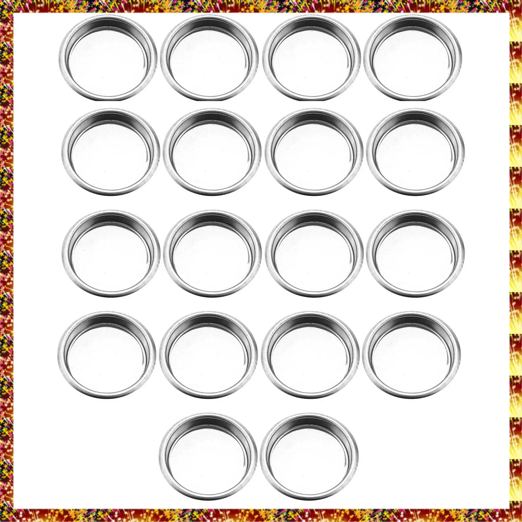 AGOUP 20X 58 مللي متر ماكينة القهوة فلتر فارغ/الفولاذ المقاوم للصدأ الغسيل العكسي تنظيف وعاء أعمى ماكينة القهوة الملحقات