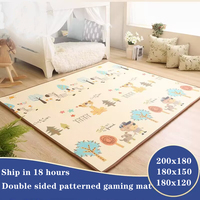 Non-toxic Thicken 200x180cm Baby Activities Crawling Play Mats EPE Baby Activity Gym Room Game Mat for Children's Safety Mat Rug