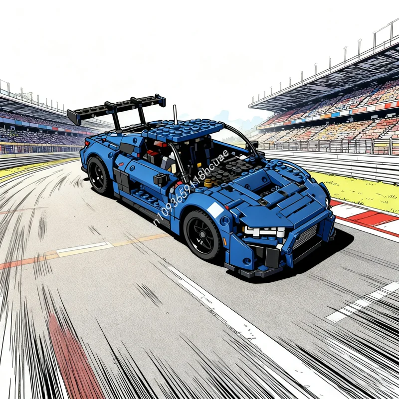 

1263pcs MOC Audiee LMS Alternate Build Technical Model Building Blocks Idea Toy Education Brick Kids Christmas Gifts Birthday