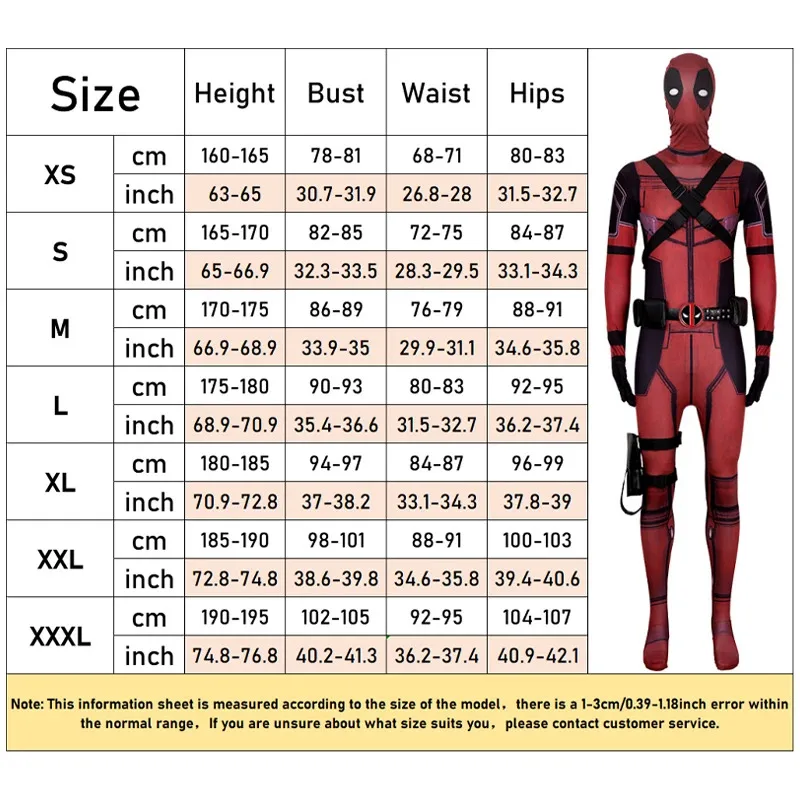 AD1 BEAST KINGDOM Deadpool Косплей Боди Уэйд Уинстон Уилсон Костюмы для косплея Головные уборы Головной убор Хэллоуин Cos A5 @ rD ~