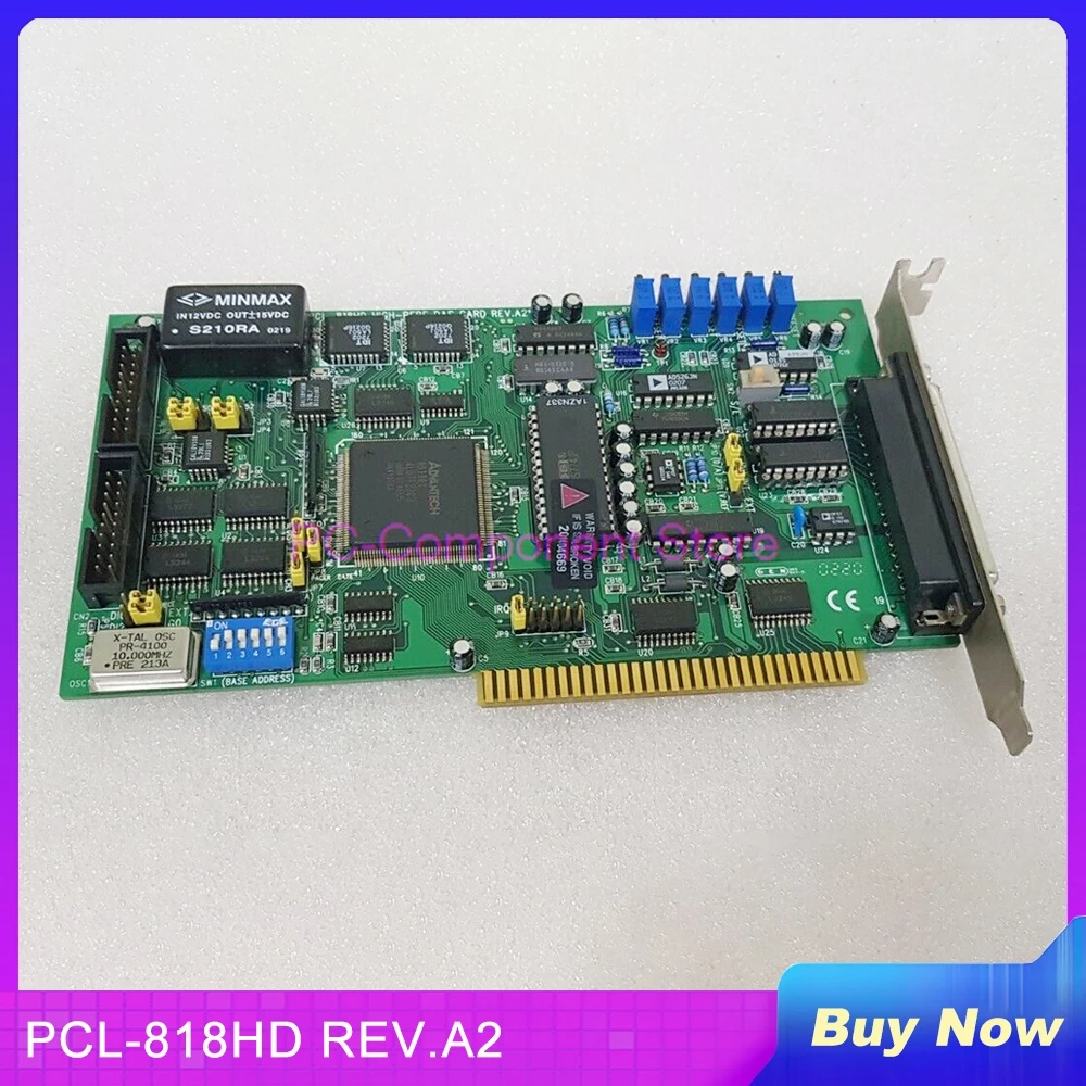 For Advantech Capture Card ISA Slot 16-Way 100KHz Multi Function DAS Card PCL-818HD REV.A2