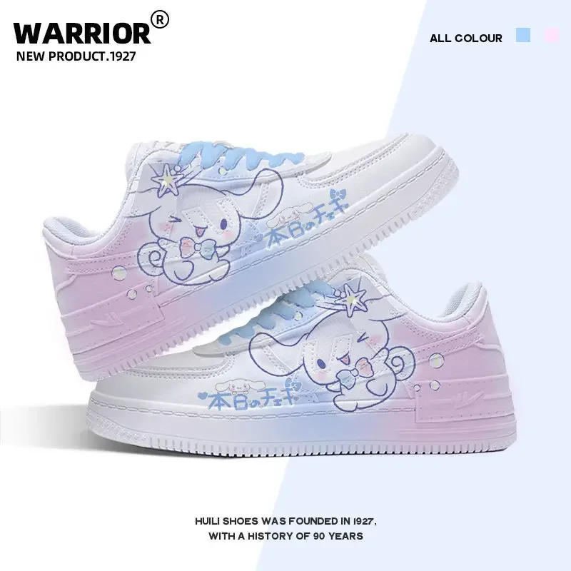 

Kawaii Sanrio Women's Sneakers My Melody Cinnamoroll Hello Kitty Summer New Cute Casual Fashion Popular White Shoes Sneakers