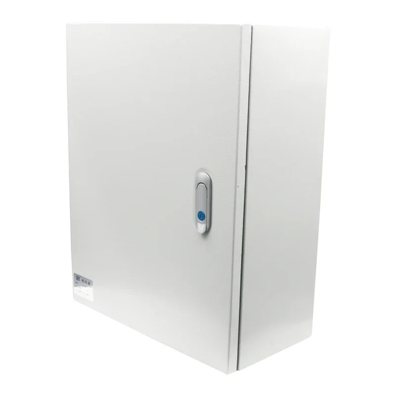 Imagem -02 - Wall Mount Metal Enclosure Caixa de Aço Laminada Placa do Painel Industrial Poliéster Epóxi pó Revestido Caixa de Distribuição Elétrica