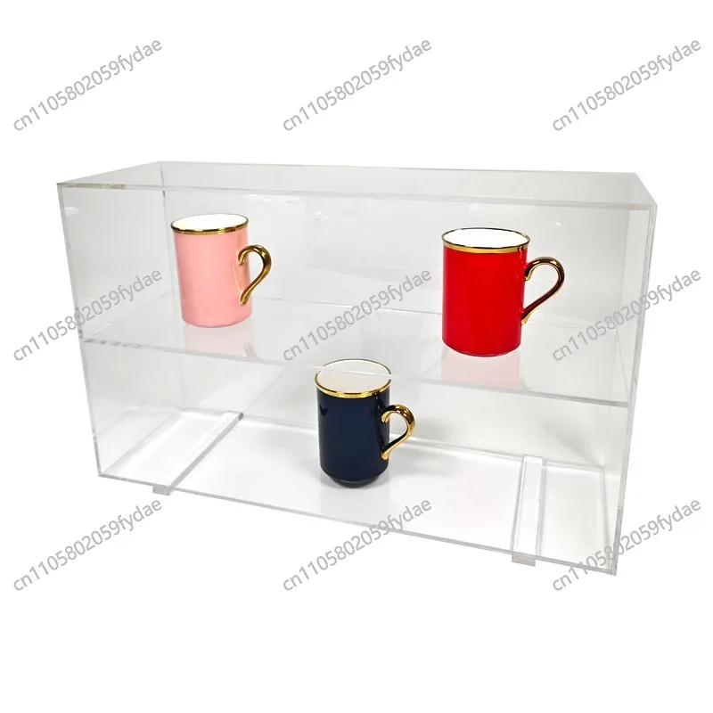 Transparent teacup and tea set storage rack, desktop antique rack, Yixing teapot ornament display rack, storage rack