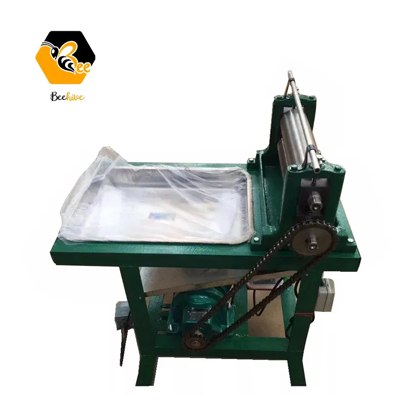 

Electric Automatic Embossing Comb Sheet Making Beeswax Honeycomb Foundation Roller Machine | Electric Beeswax Stamping Machine