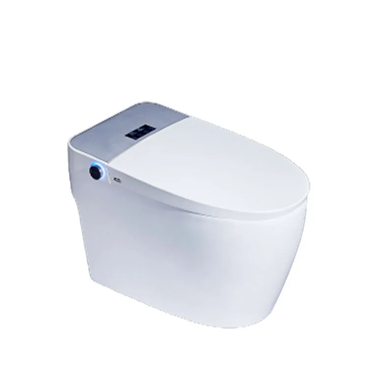 Flush Toilet Wc One Piece Fully Automatic Inductive Smart Toilet With Rf Remote Control