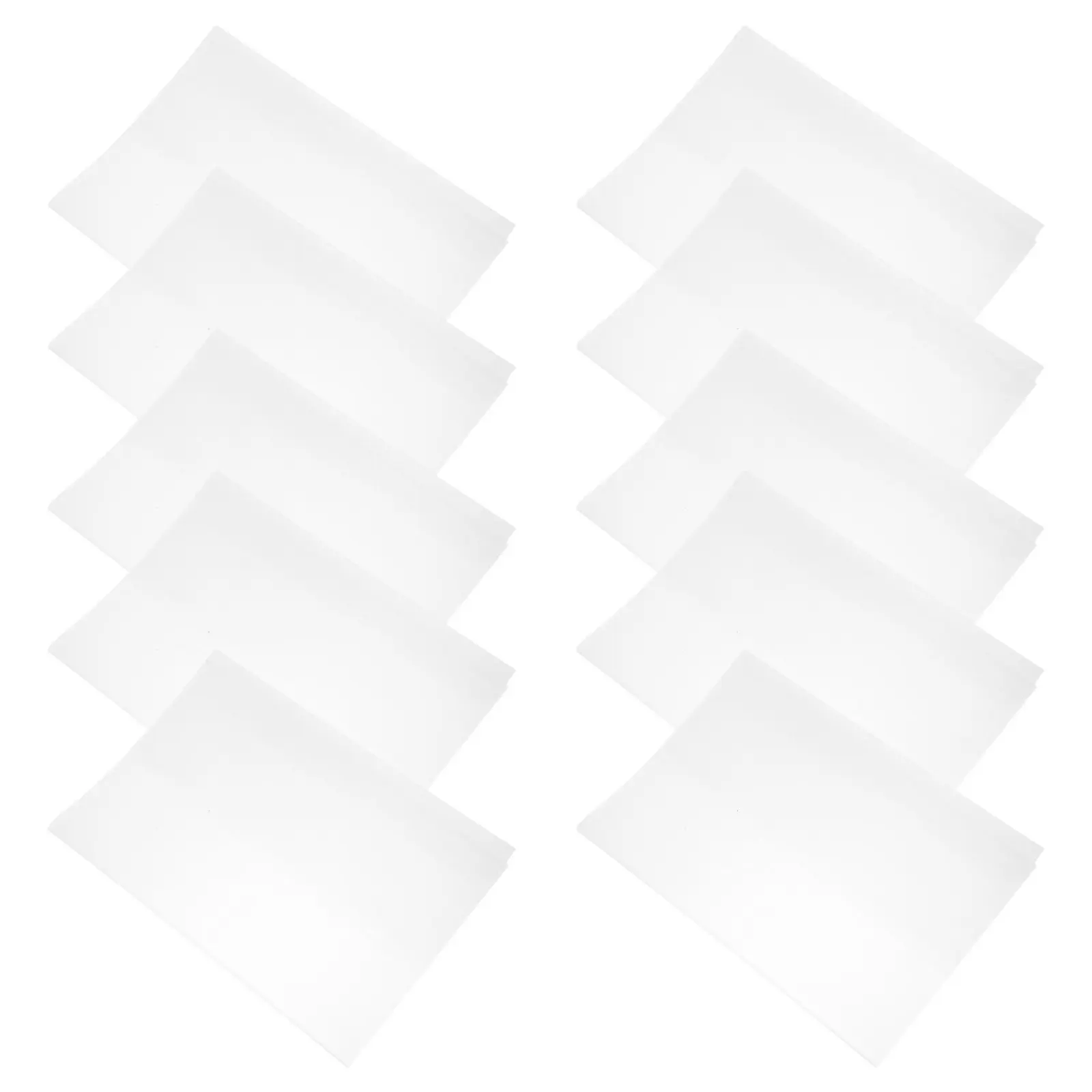10Pcs Clear Book Covers Transparent Protective Sleeve Hardback Book Protector for School Library Textbooks Magazine Cover