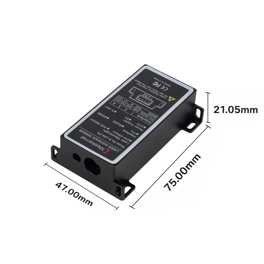 LDK 40m High Precision Laser Distance Sensor RS232 RS485 Industrial Laser Range Sensor For Automatic TTL Laser Measuring Sensor