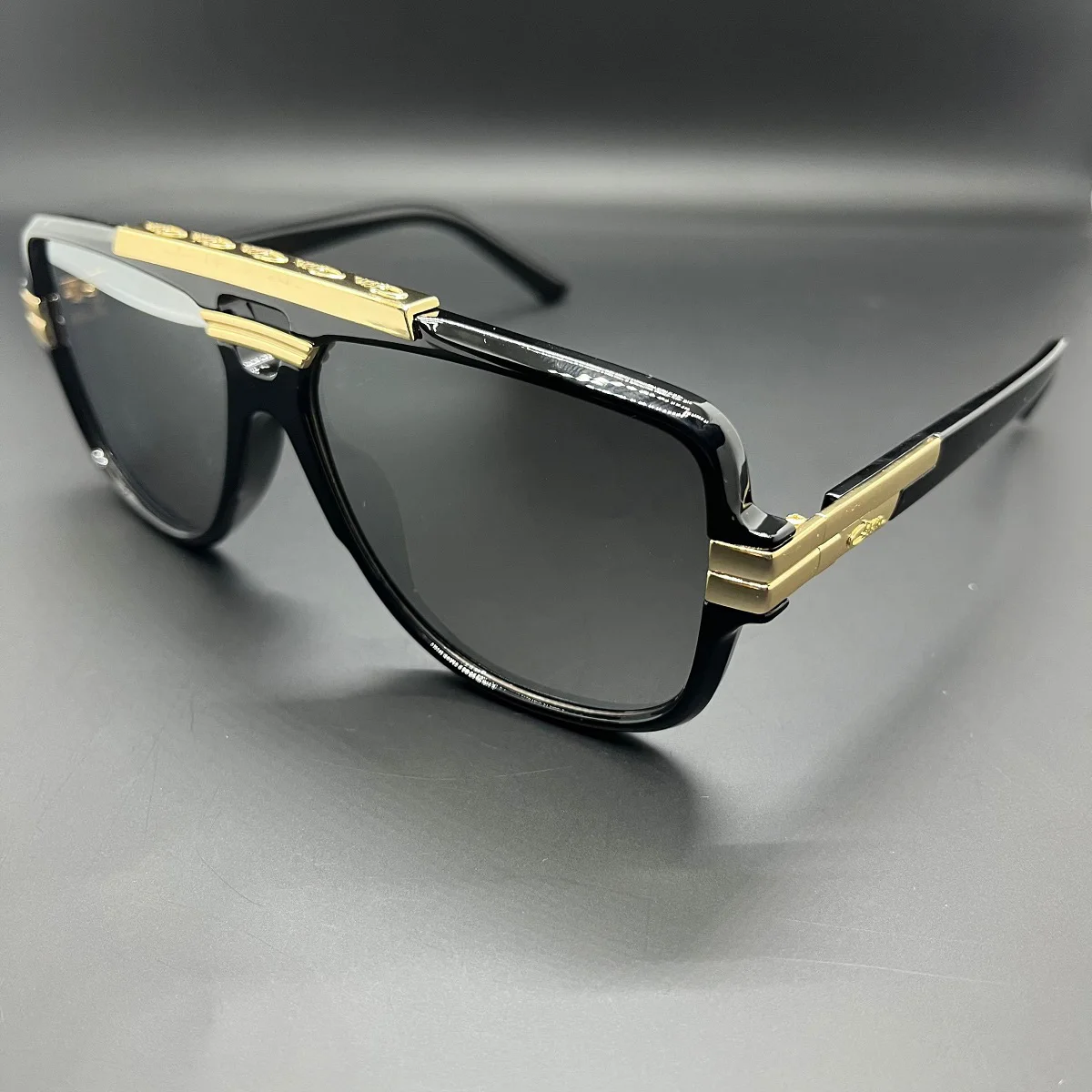 النظارات الشمسية الرجال العلامة التجارية الأسود مربع ظلال UV400 التدرج نظارات شمسية للنساء كول قطعة واحدة مصمم MOD8037 #5