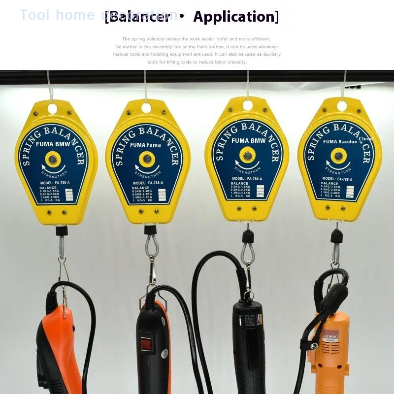 Cacciavite elettrico Giunto di espansione a molla Gancio di bilanciamento a molla retrattile Punta per cacciavite Tenditore a molla