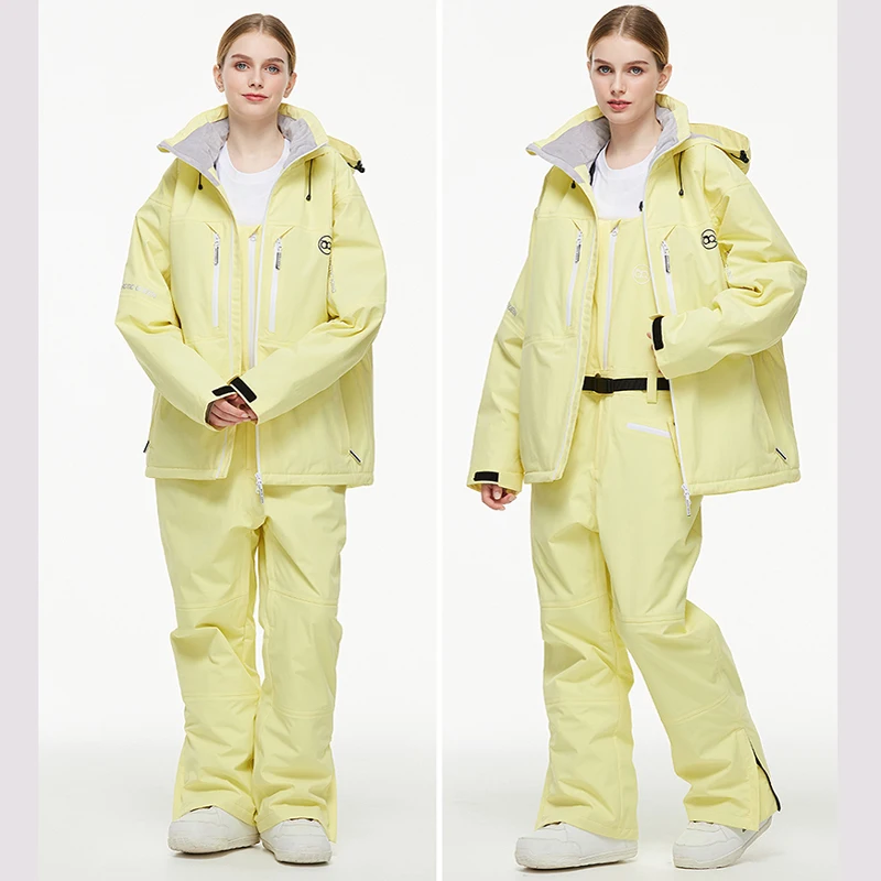 Pure, Men and Women, Winter Snow Wear, Ski Suit Sets, Snowboarding Suit, Ski Jackets and Pants, Ski Suit Jacket, Snow Clothes