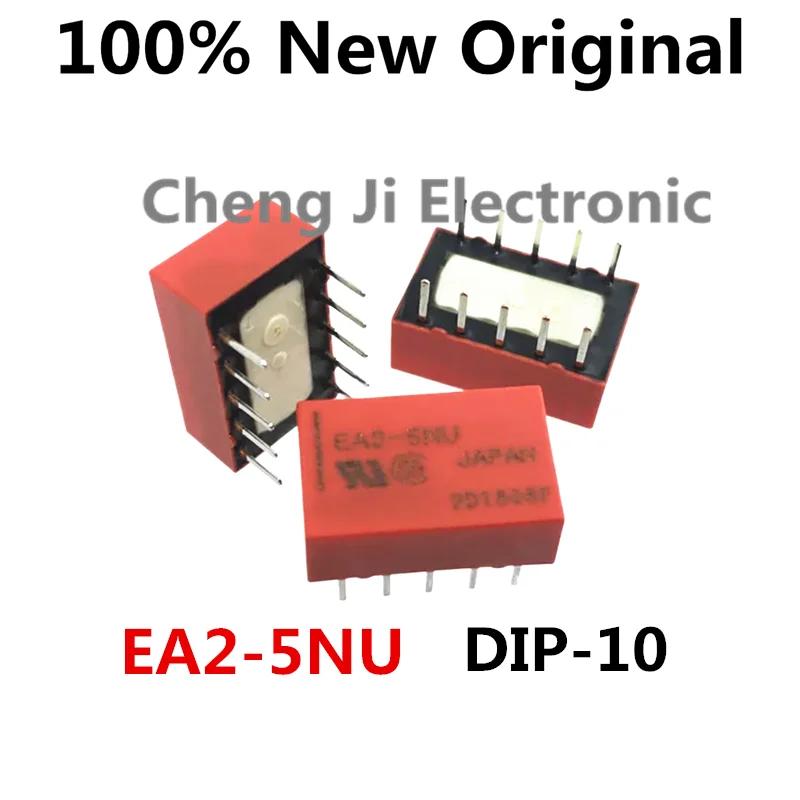 5-10PCS/Lot EA2-5NU 、EA2-12NU 、EA2-24NU DIP-10 New Original Signal Relay 1A DPDT EA2-5NU-L、EA2-12NU-L 、EA2-24NU-L