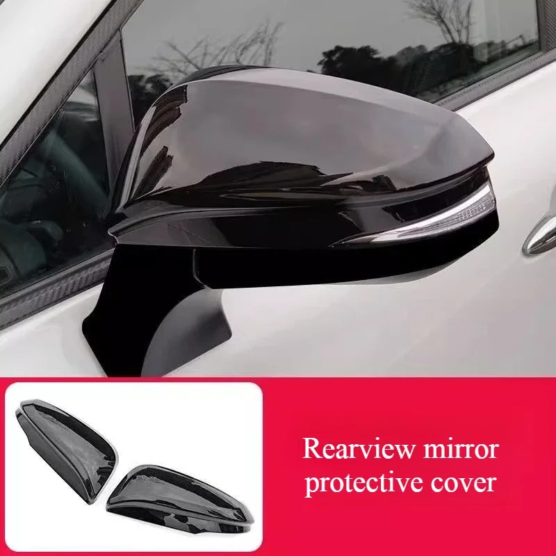 For Toyota RAV4 2014 2019 Rearview Mirror Rain Shield Eyebrow Visor Dustproof Side Mirror Guard Cover Auto Exterior Kit