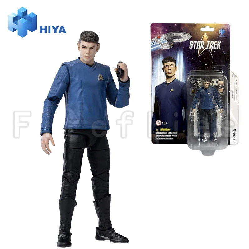 

1/18 HIYA Action Figure Exquisite Mini Series Star Trek Strange New Worlds Spock Anime Collection Model Collection Toy