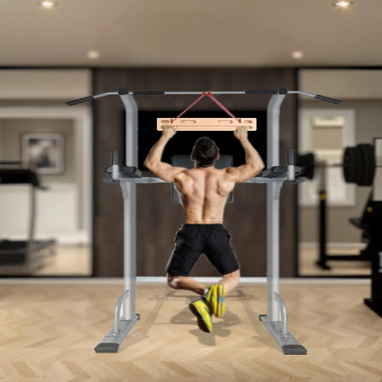

Climbing Hangboard Pull up Fingerboard Upper Body Workouts Wall Mount Finger Training Board Finger Strengthener for Beginners