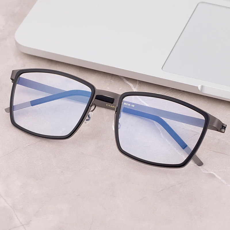 Denmark Brand Design Prescription Glasses Frame 9711 Rectangle Degree Eyeglasses Optical Eyewear Men Women Oculos De Grau image 2
