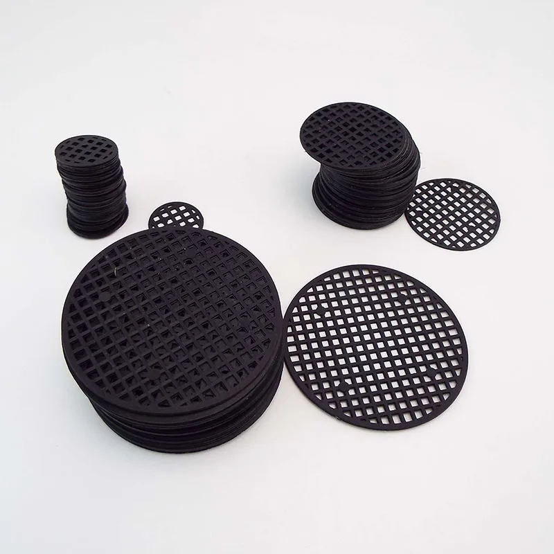 25pcs 2.5cm 4.5cm 7.5cm Round Flower Plant Pot Hole Mesh Bottom Pad for Bonsai Pot Grid Mat Drainage Netting Hole Screen