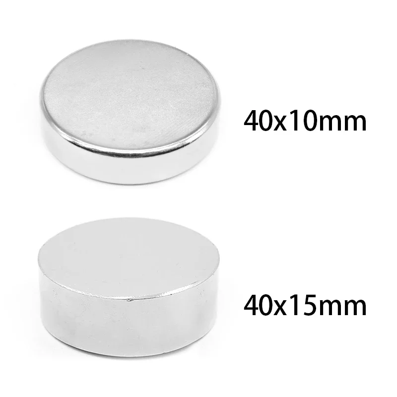 40x2 40x3 40x5 40x10 40x15 40x20 40x30mm Round Magnet N35 Thin Powerful Strong Magnetic Sheet N35 Neodymium Disc Magnet