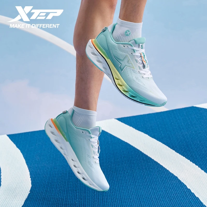 

Xtep Reactive Coil 12.0 Running Shoes Male's 2025 Summer Elasticity Sports Shoes Rebound Cushioning Sneakers 975219110045