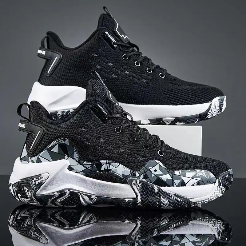 New Thick Soled Basketball Shoes Mesh Breathable Sports Outdoor Casual Running Shoes for Ultimate Comfort And Support