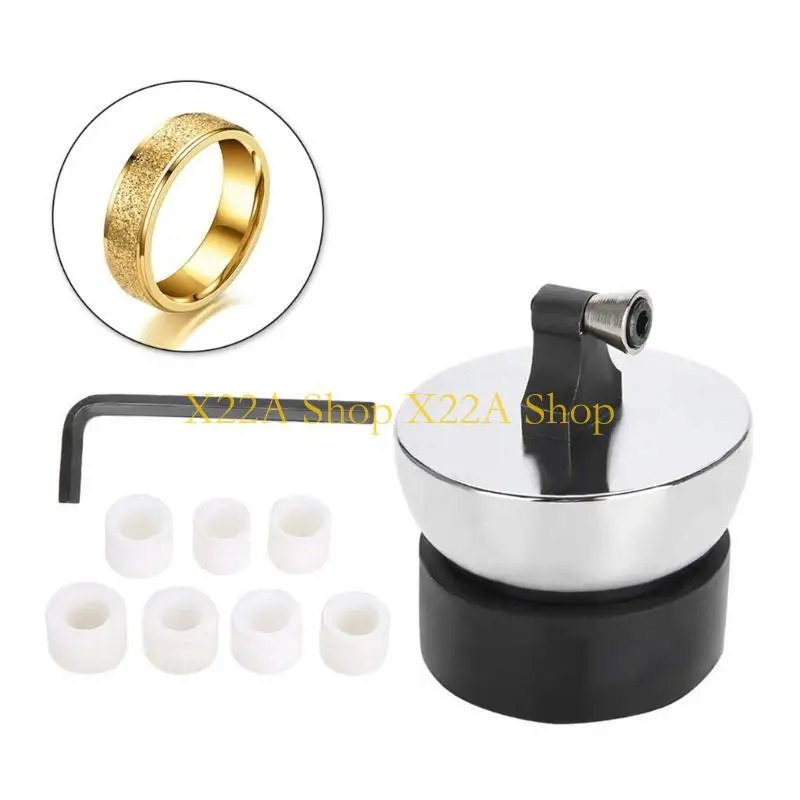 Unique Stainless Steel Ring Micro Inlaid Jewelry Inlaid Stone Base Inlaid Inlaid Tool Ring Holder Fixture