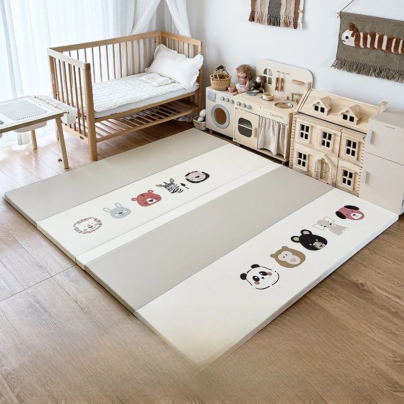 Crawling Mat Infant Baby Floor Mat Seamless Foldable Odorless Household Living Room Children's Crawling Mat