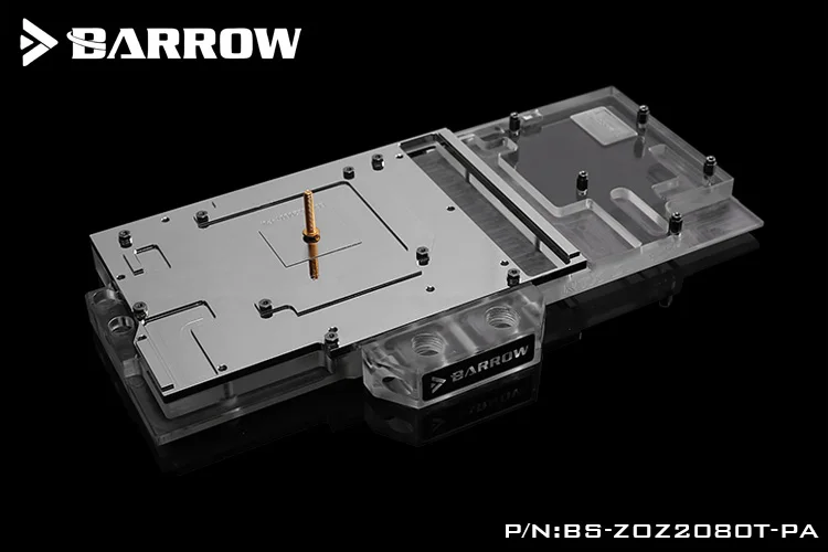 BARROW Water Block uso per ZOTAC RTX2080Ti 11GD6 AMP / PGF Extreme OC14/supporto Backplate originale 5V 3pin Header RGB