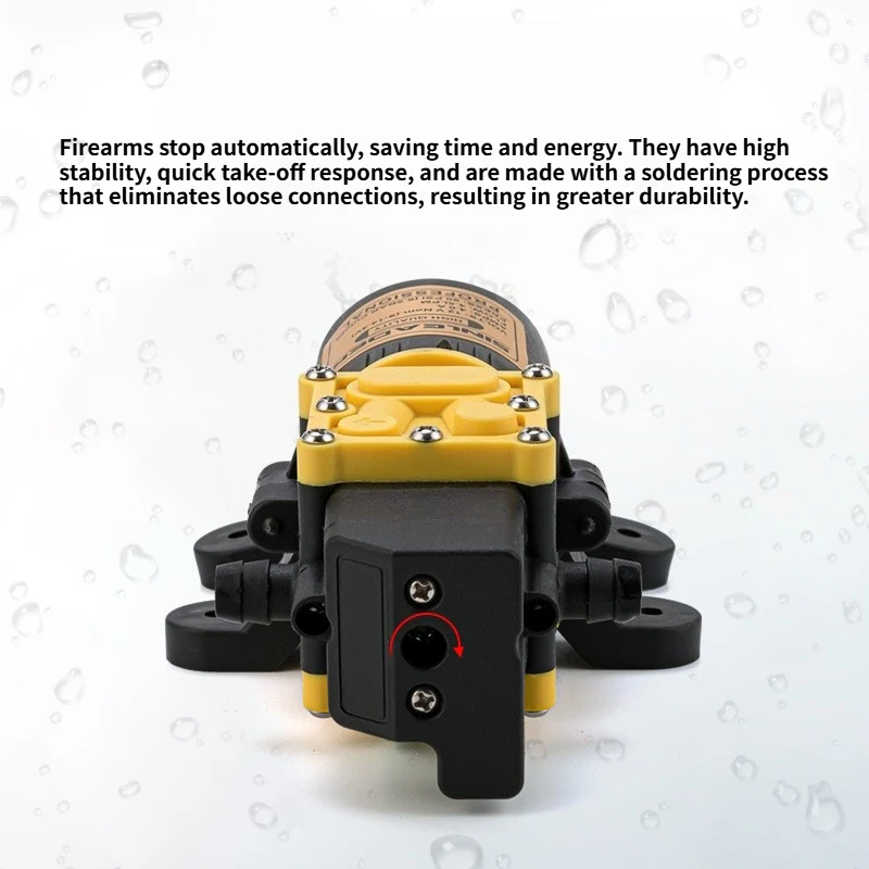 Smart pressure switch diaphragm pump, shellless 12V sprayer high-pressure diaphragm water pump