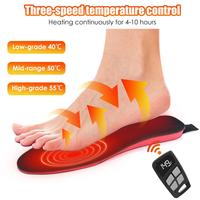 Heated Insoles with Remote Control 3 Adjustable Temperatures Fast Heating Safe to Use Rechargeable Outdoor Sports Heated Insoles