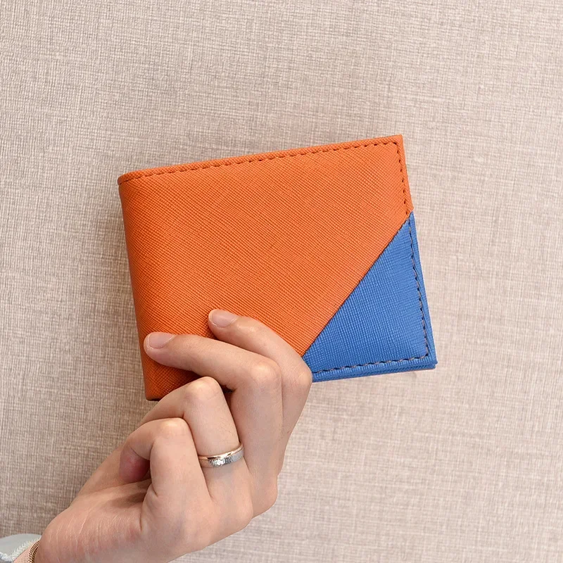 

Man Short Wallets Coin Pocket Slim Card Holders Luxury Male Purses High Quality PU Leather Men's Wallet Money Clips