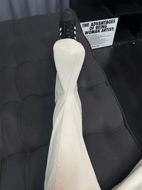 

Cleanfit Men's Cotton Denim Jeans High Waist Zipper Fly Retro Sle Slightly Flared Straight Leg Slimming Effect Autumn Winter