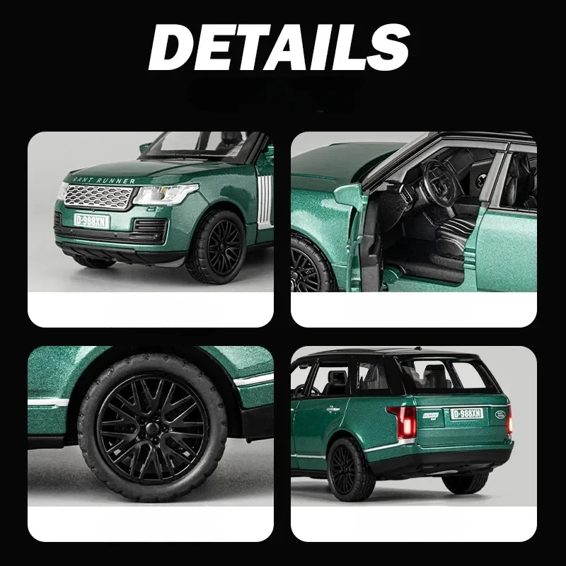 1: 36 Land Rover Range Rover alloy sound-light feedback car model collection children\'s birthday toy gifts