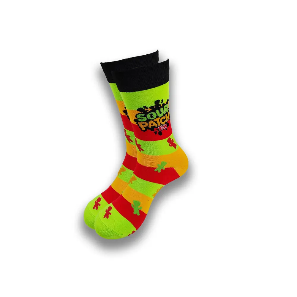 Men's Cartoon Head Design Socks - usage example