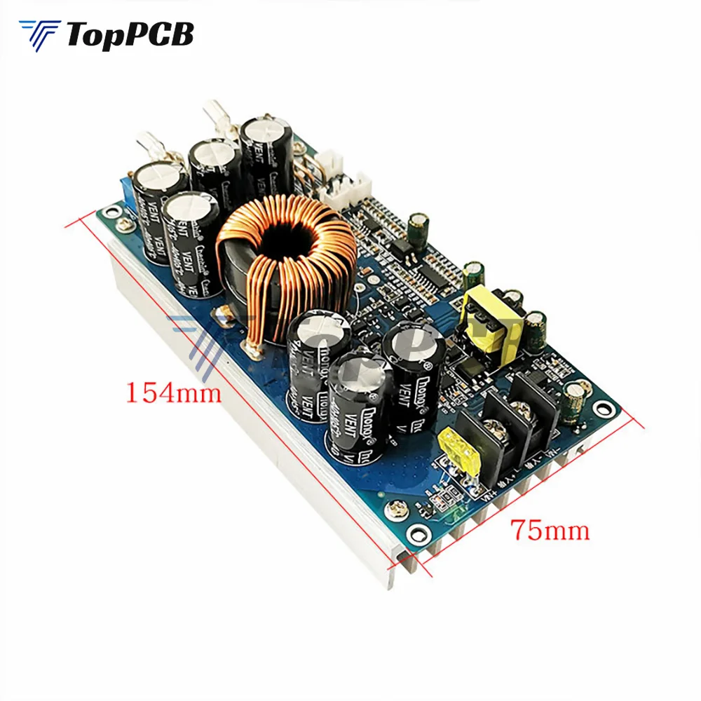 Imagem -05 - Potência Dc-dc Buck Converter 30a Estabilizadores Solares cv cc Step-down Fonte de Alimentação Reguladores de Tensão Ajustáveis dc 20v70v 800w Alta