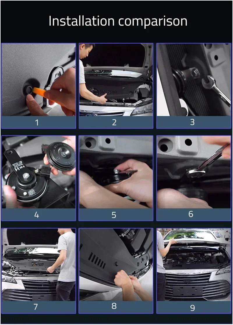 Car Snail Horn Speakers Tweeter High Bass Waterproof Whistle For HAVAL H6S/H6 GT 2022-2025