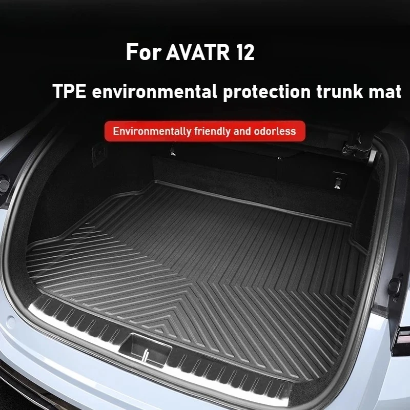 

For AVATR 12 trunk mat TPE waterproof trunk mat modification odorless interior accessory