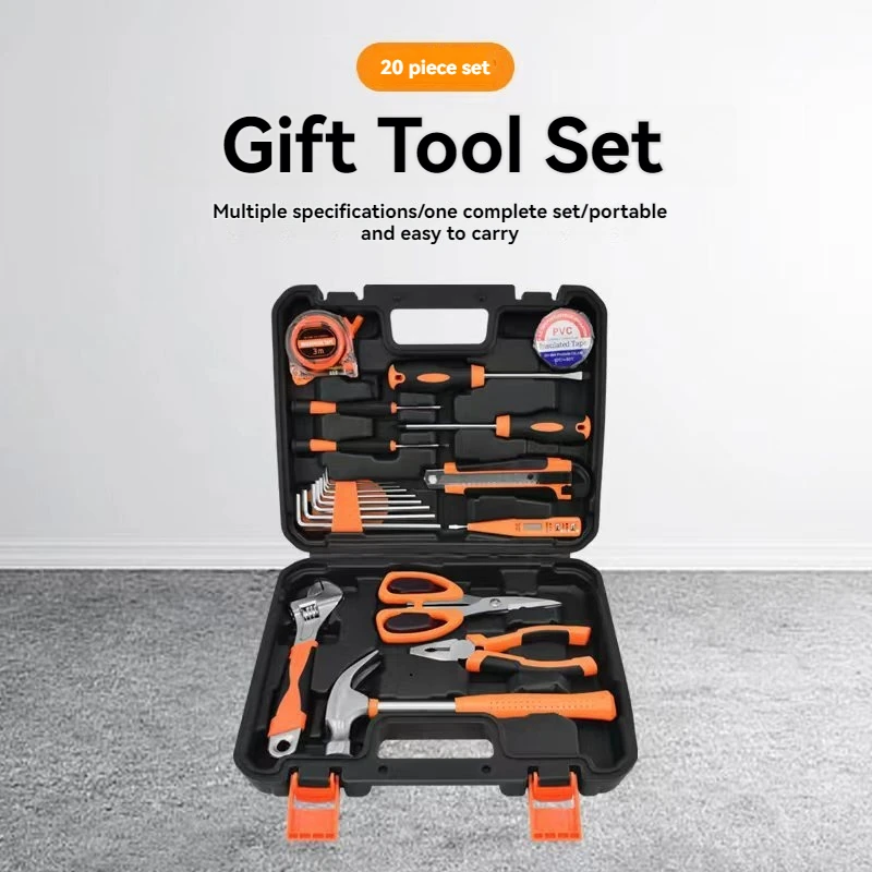 

Repair Tool Combination Package Mixed Tool Set Hand Tool Kit with Plastic Toolbox Storage Case Household Screwdriver Set