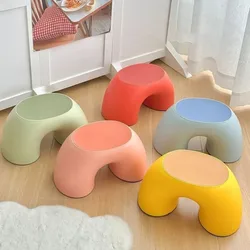 Tabouret Antidérapant pour Enfant, Chaise Géométrique, Siège en Plastique, Salon, Nouvelle Collection