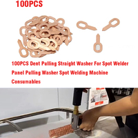 100PCS Dent Pulling Straight Washer For Spot Welder Panel Pulling Washer Spot Welding Machine Consumables