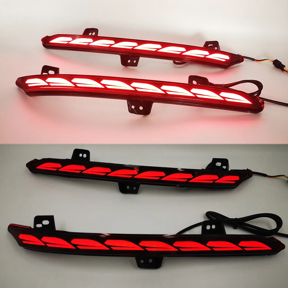 1 Set Car LED Rear bumper Fog Lamp Brake Dynamic Turn Signal Light Bumper lamp For Honda Accord Inspire 2018 2019 2020