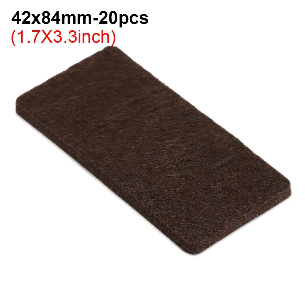 Wear-resisting Home Chair Fittings Bumper Table Sofa Anti-slip Mat Floor Protector Furniture Leg Felt Pads Anti Noisy