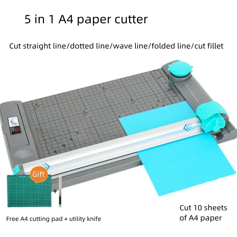 

Upgrade A4 13939 Multifunctional Paper Cutter，paper Blade ， Rolling Cutting Dotted Line Cutter