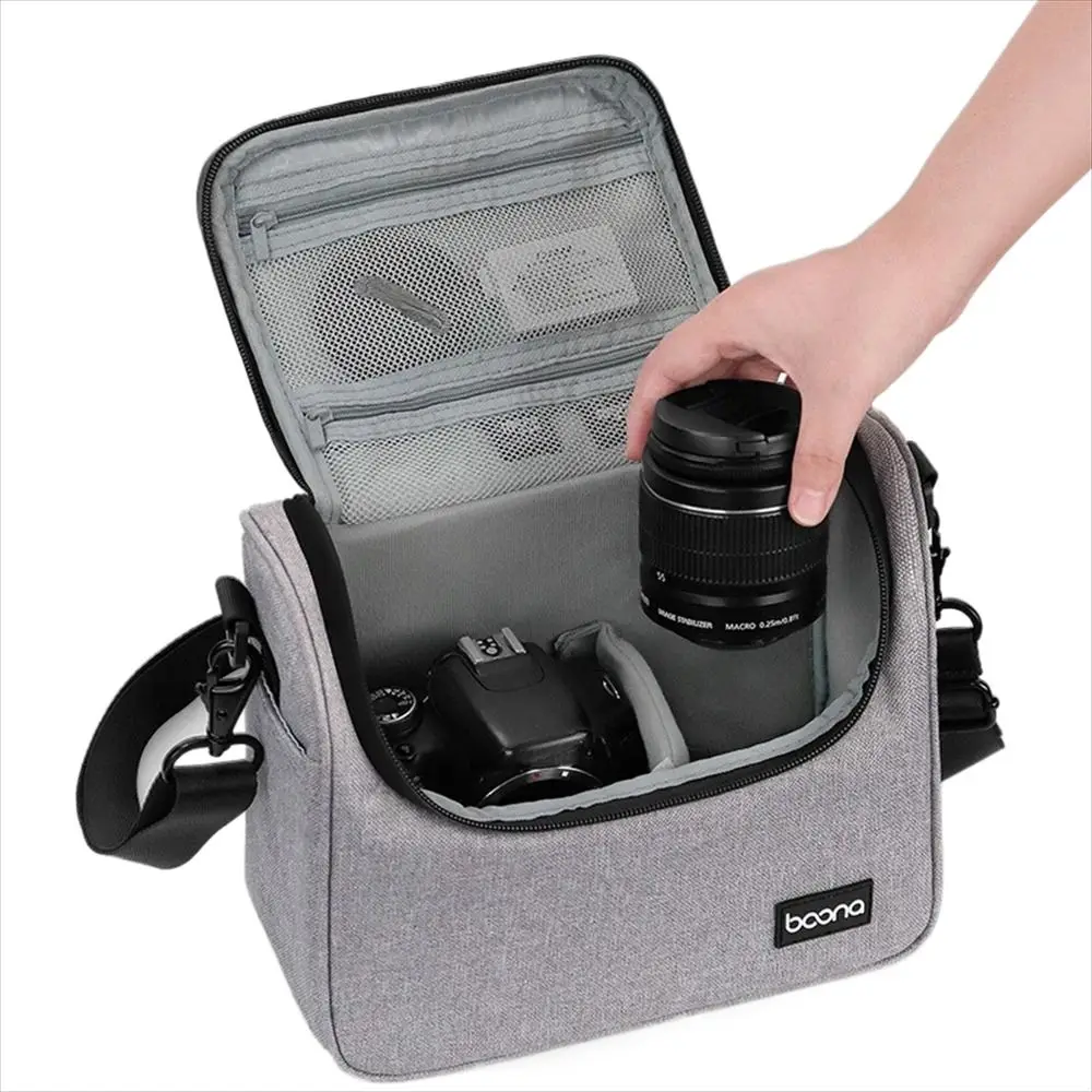 

Camera Accessories Waterproof Camera Bags Shoulder Storage Bag Black Camera Cases Grey Digital Camera Bags Photographers