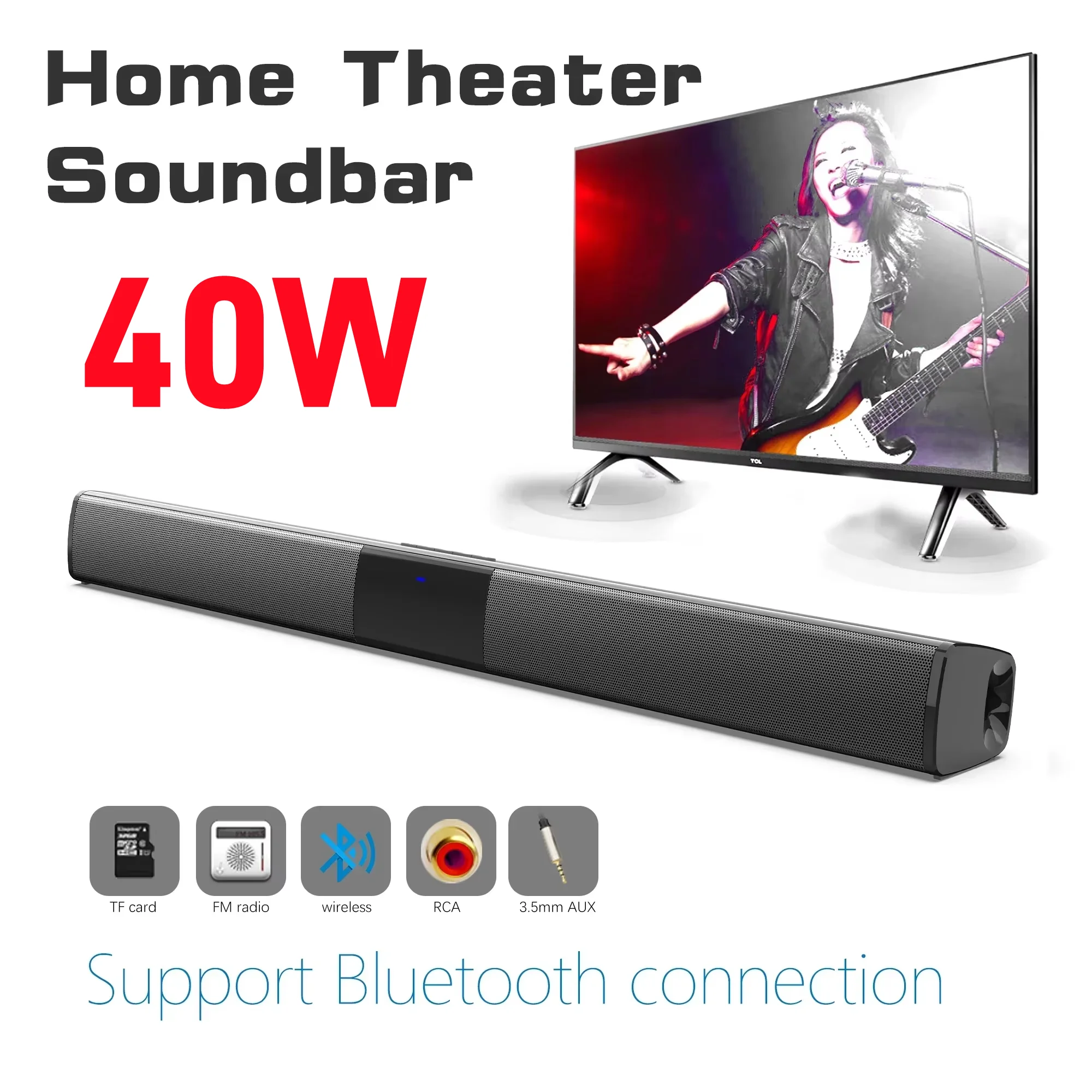 

Home Theater Sound System Bluetooth Speaker Computer Speakers For TV Soundbar Box Subwoofer Radio Music Center Boom Box Column