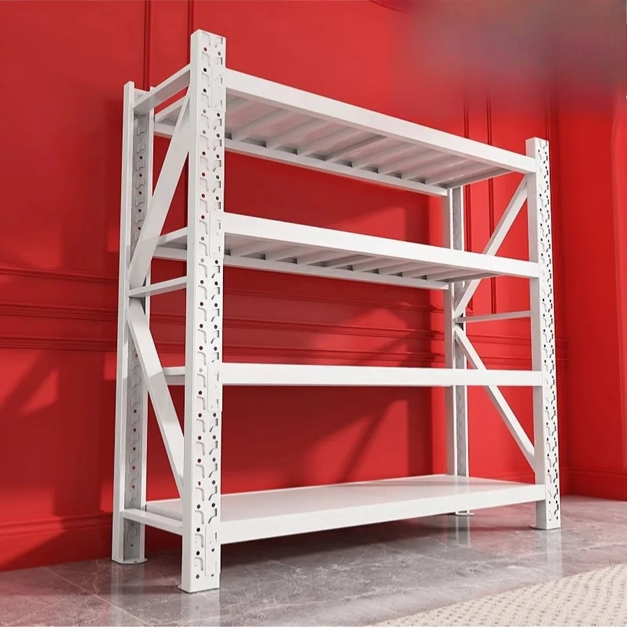 Warehouse Load-bearing Movable Shelve Express Supermarket Shoe Cabinet Rack Warehouse Multi-level Home Furniture Prateleira LJ40